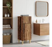 vidaXL Mobiletto da Bagno ARNHEM Legno antico 30 x 31 x 80 cm