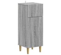 vidaXL Mobiletto da Bagno ARNHEM Sonoma grigio 30 x 31 x 80 cm