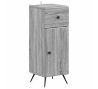 vidaXL Mobiletto da Bagno BREDA Sonoma grigio 30 x 31 x 80 cm
