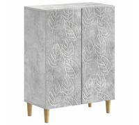 vidaXL Mobiletto da Bagno DELFT Grigio Cemento 59,5 x 31 x 80 cm