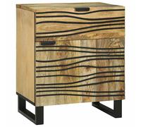 vidaXL Mobiletto da comodino 50x33x60 cm - Legno massello di mango