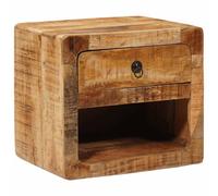 vidaXL Mobiletto da comodino a parete Marrone 40 x 30 x 36 cm