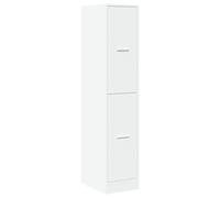 vidaXL Mobiletto da Farmacia Bianco 30x41x144,5 cm Legno Agglomerato