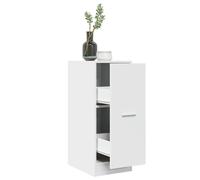vidaXL Armadietto da Farmacia Bianco 30x41x77,5 cm in Truciolato, Mobile da Farmacia, Arredamento da Farmacia, Mobile con cassetti da Farmacia