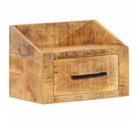 vidaXL Mobiletto da notte 40x30x30 cm Legno massello di mango rustico