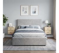 vidaXL Mobiletto da notte a muro 2 pcs Rovere Sonoma 34,5 x 33 x 40 cm, Comodino spazioso, forma rettangolare, accessorio moderno per una camera organizzata e libera dal disordine