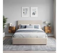 vidaXL Mobiletto da notte a muro 2 pz Legno antico 33 x 34,5 x 43 cm