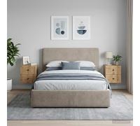 vidaXL Mobiletto da notte a muro 2 pz Rovere Artigianale