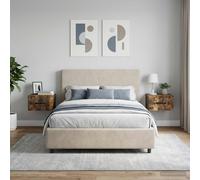 vidaXL Mobiletto da notte a muro 2 pz Rovere Fumo 34,5 x 33 x 20 cm