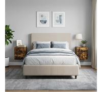 vidaXL Mobiletto da notte a muro 2 pz Rovere Fumo 34,5 x 33 x 40 cm