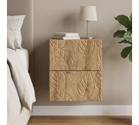 vidaXL Wandbeugel Bedkast Artisanaal eiken 34,5 x 33 x 40 cm