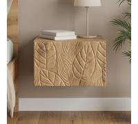 vidaXL Wandbeugel Bedkast Artisanaal eiken 49 x 34,5 x 20 cm