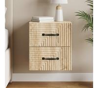 vidaXL Comodino da parete in rovere Sonoma 34,5 x 33 x 40 cm, camera da letto, comodino moderno ed elegante, ripostiglio compatto, pratico spazio, mobile essenziale per interni