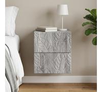 vidaXL Sonoma - Comodino da parete, 34,5 x 33 x 40 cm, comodino essenziale, unità compatta, mobile moderno, elegante per la camera da letto, pratico ripostiglio