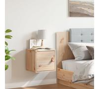 vidaXL Mobiletto da Parete 31,5x30x30 cm Legno Massello di Pino