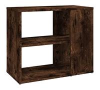 vidaXL Mobiletto Laterale Rovere Fumo 60x30x50 cm in Legno Multistrato