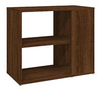 vidaXL Mobiletto Laterale Rovere Marrone 60x30x50 cm Legno Multistrato
