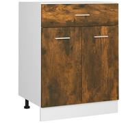 VIDAXL - Mobiletto Lyon Rovere Fumo 60x46x81,5 cm