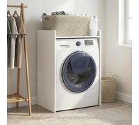 vidaXL Mobiletto per lavatrice Bianco 67,5 x 48 x 97 cm