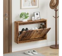 vidaXL Mobiletto per Scarpe da Muro ALKMAAR 71 x 17 x 43 cm