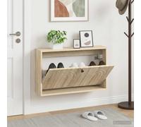 vidaXL Mobiletto per Scarpe da Muro ALKMAAR 71 x 17 x 43 cm