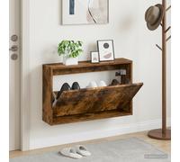 vidaXL Mobiletto per Scarpe da Muro ALKMAAR 71 x 17 x 43 cm