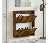 vidaXL Mobiletto per Scarpe da Muro ALKMAAR 71 x 17 x 86 cm