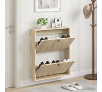 vidaXL Mobiletto per Scarpe da Muro ALKMAAR 71 x 17 x 86 cm