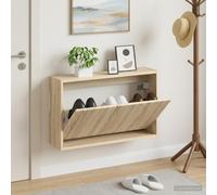 vidaXL Mobiletto per Scarpe da Muro ARNHEM 71 x 17 x 43 cm