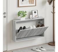 vidaXL Mobiletto per Scarpe da Muro ARNHEM 71 x 17 x 43 cm