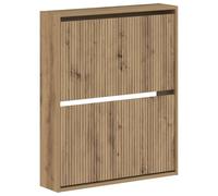 vidaXL Mobiletto per Scarpe da Muro ARNHEM 71 x 17 x 86 cm