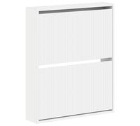 vidaXL Mobiletto per Scarpe da Muro ARNHEM 71 x 17 x 86 cm Bianco