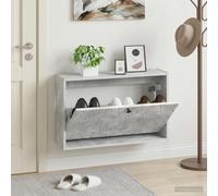 vidaXL Mobiletto per Scarpe da Muro DELFT 71 x 17 x 43 cm