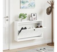 vidaXL Mobiletto per Scarpe da Muro DELFT 71 x 17 x 43 cm