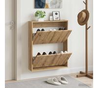 vidaXL Mobiletto per Scarpe da Muro DELFT 71 x 17 x 86 cm