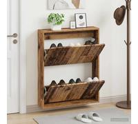 vidaXL Mobiletto per Scarpe da Muro ZWOLLE 71 x 17 x 86 cm