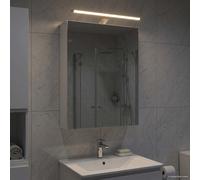 vidaXL Mobiletto per specchio da bagno Bianco 50 x 14,5 x 70 cm