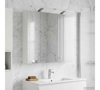 vidaXL Mobiletto per specchio da bagno Bianco 80 x 14.5 x 70 cm