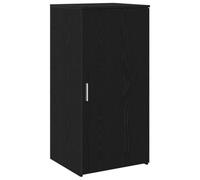 vidaXL Mobile Portaoggetti Nero 50x45x103,5 cm in Legno Multistrato