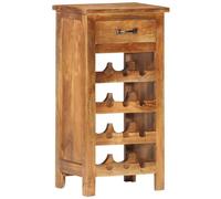 VIDAXL - Mobiletto Portavini 40x30x80 Cm In Legno Massello Di Acacia