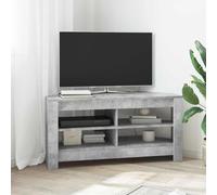 vidaXL MobileTVAngolare 102 x 41 x 50 cm Grigio Cemento