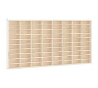 vidaXL Mobili con Vetrina Parete con 80 Scomparti 80x4,5x40,5 cm, vetrina a Parete, vetrina a Parete, vetrina montabile a Parete, vetrina da Parete
