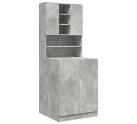 vidaXL - Mobili Lavatrice 2pz Grigio Cemento in Truciolato