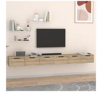 VIDAXL - Mobili Muro 2 Pz Rovere Sonoma 102x30x20cm In Legno Multistrato