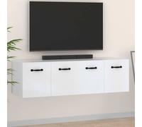 vidaXL Mobili Parete 2 pz Bianco 80x35x36,5 cm in Legno Multistrato