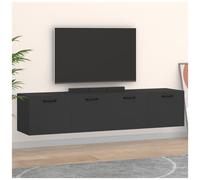 VIDAXL - Mobili Parete 2 Pz Neri 60x36,5x35 Cm Legno Multistrato