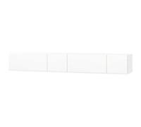 VIDAXL - Mobili Porta Tv 2 Pz In Truciolato 120x40x34 Cm Bianco Lucido