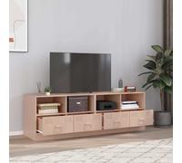 vidaXL Mobili TV 2 pz Rosso 67x39x44 cm in Acciaio