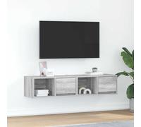 vidaXL Mobili TV 2pz Grigio Sonoma 60x31x25,5 cm Legno Multistrato