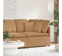 vidaXL Modulo Angolare Divano Modulare con Cuscini Beige 100 cmMobili
